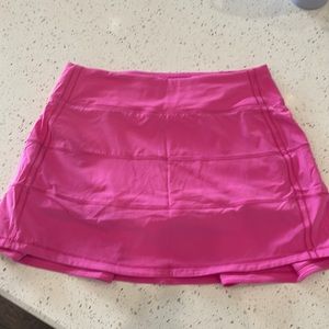 Lululemon Pace Rival Mid Rise Skirt Long